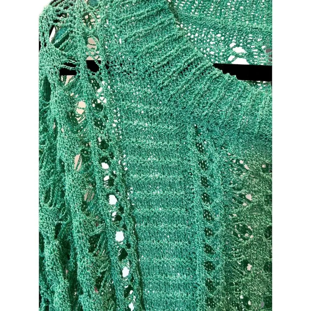 Bibi / Boutique Crochet Knit Sweater / Soft Boho Sweater - Picture 3 of 3